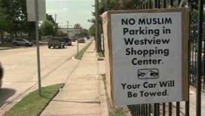 ‘No Muslim Parking’ Sign Angers US Muslims
